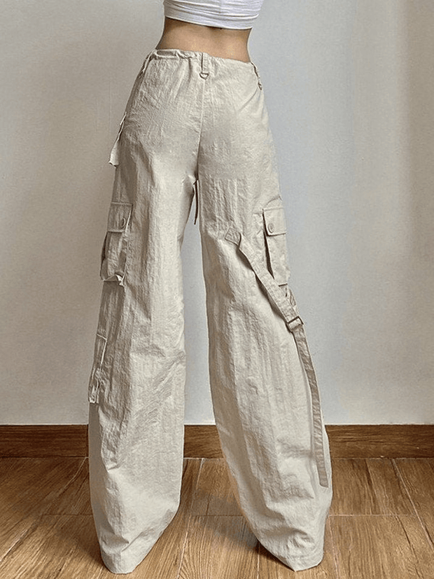 Vintage Cargo Pocket Baggy Pants - MomyMall