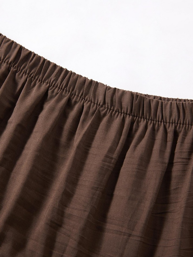 Vintage Tiered Midi Skirt - MomyMall