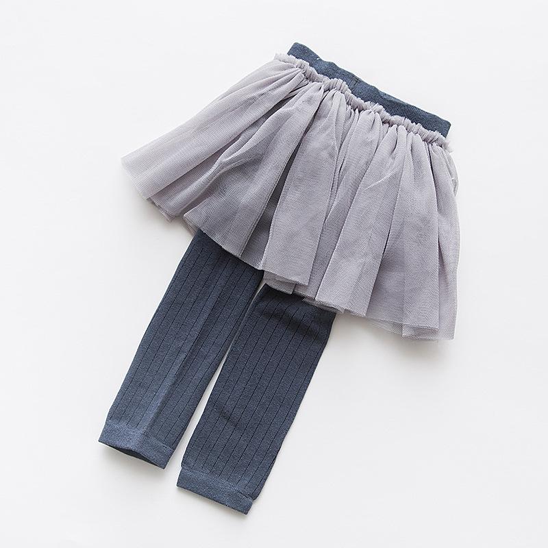 Viva Tulle Skirt Leggings - MomyMall 1-3 Years / Grey