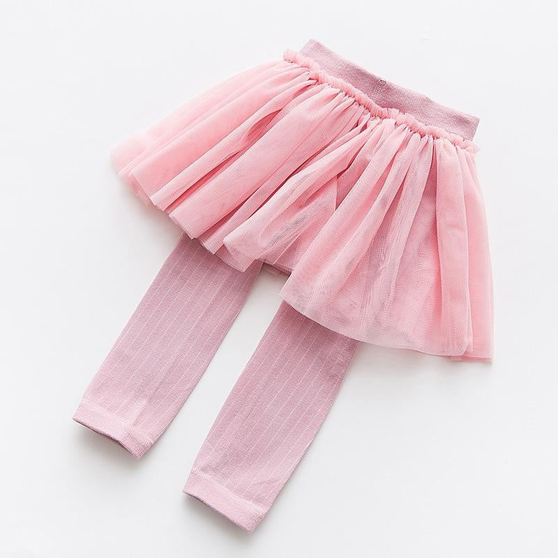 Viva Tulle Skirt Leggings - MomyMall 1-3 Years / Pink