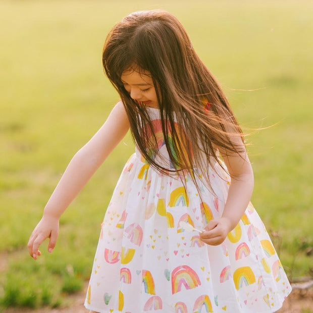 Watercolor Rainbow Dress