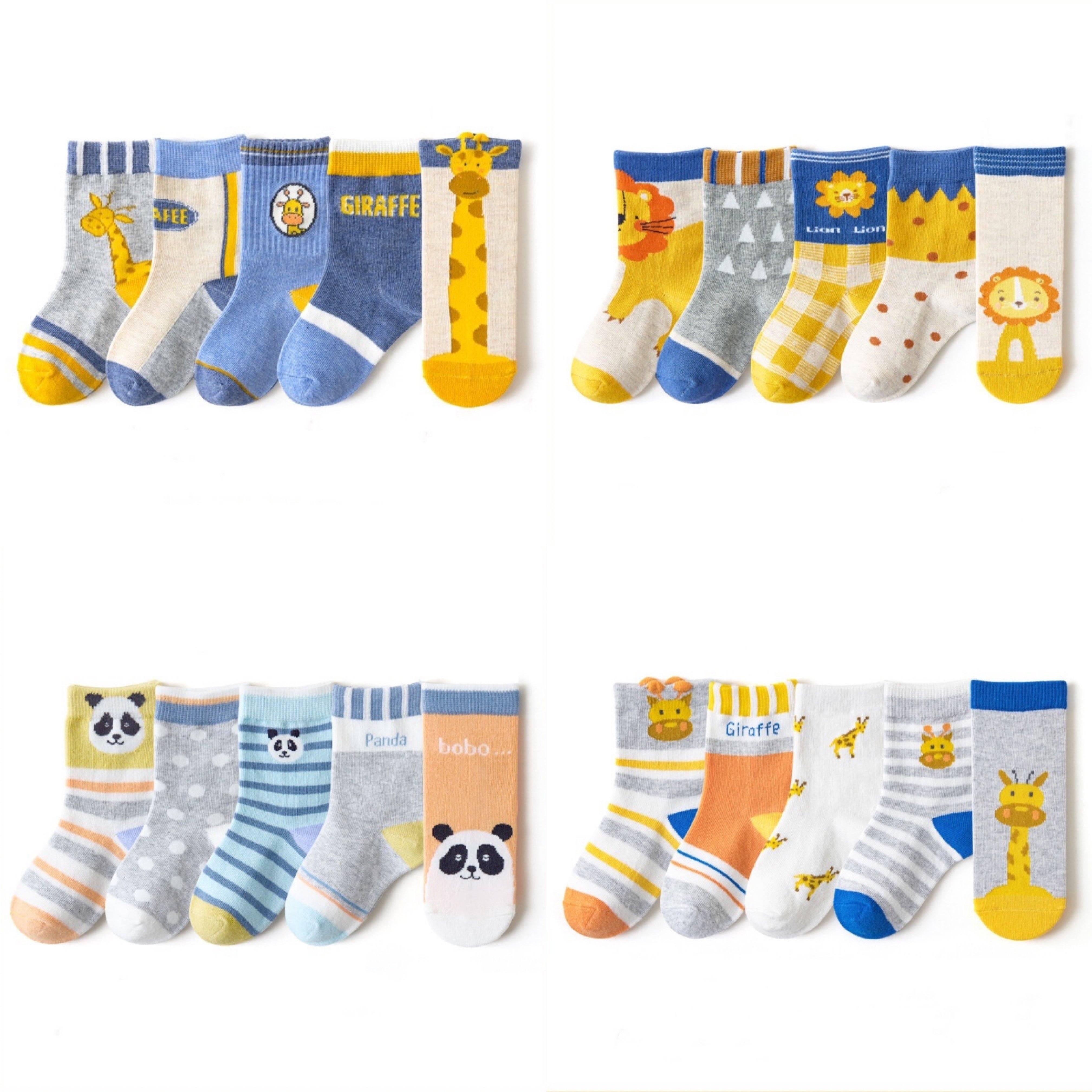 Animal Zoo Socks [Set of 5] - MomyMall