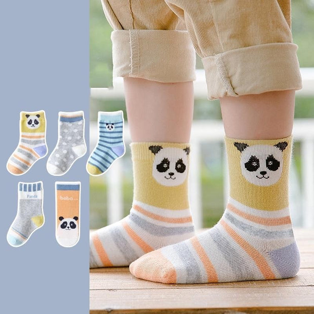 Animal Zoo Socks [Set of 5] - MomyMall