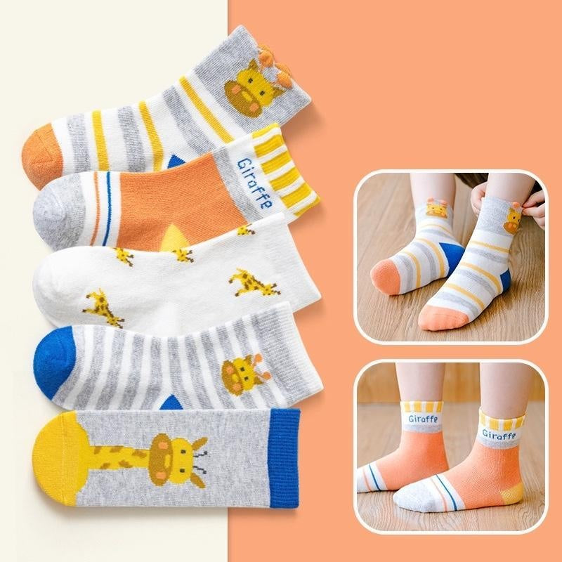 Animal Zoo Socks [Set of 5] - MomyMall