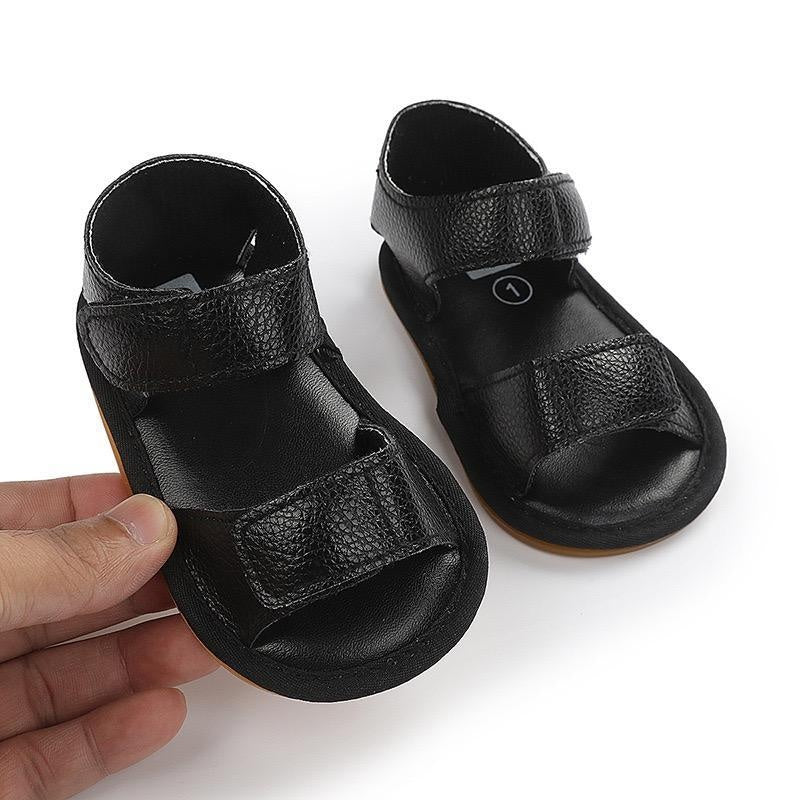 Xyler Basic Leather Baby First Walker Sandals