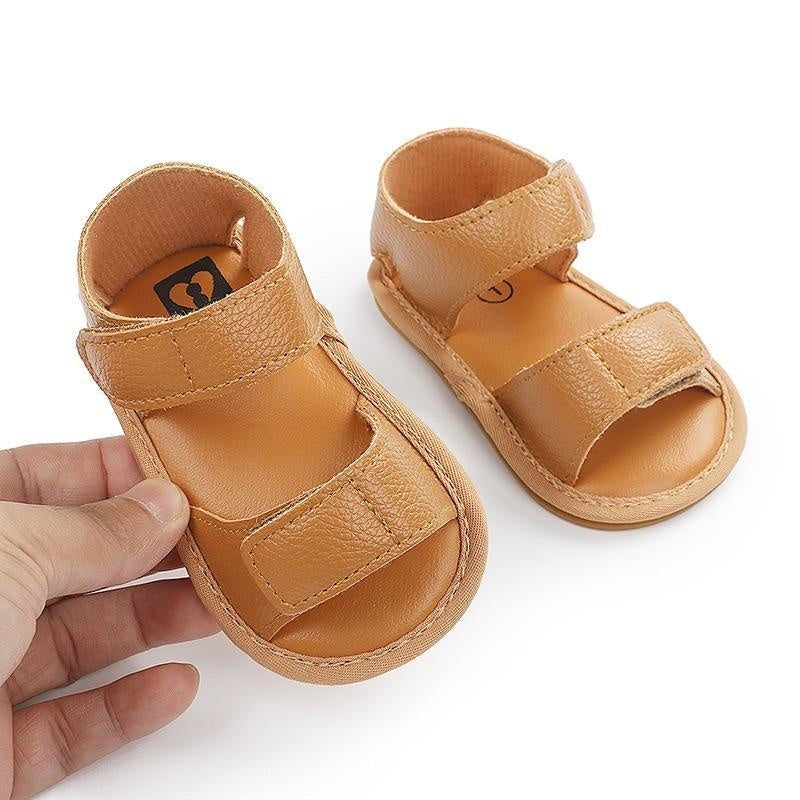 Xyler Basic Leather Baby First Walker Sandals