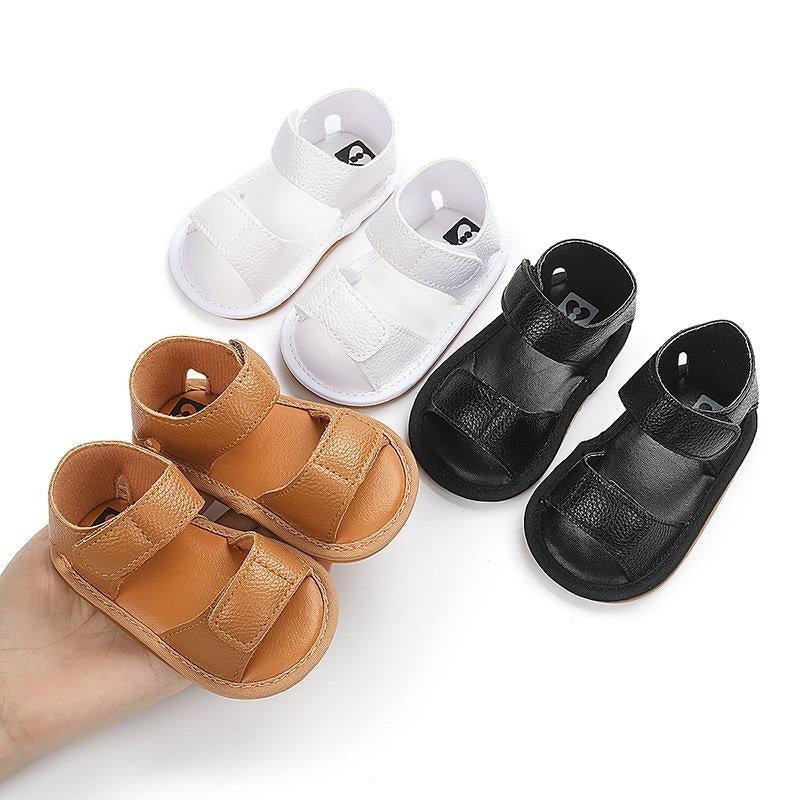 Xyler Basic Leather Baby First Walker Sandals