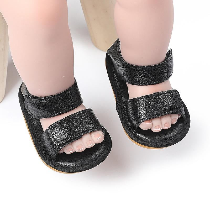 Xyler Basic Leather Baby First Walker Sandals