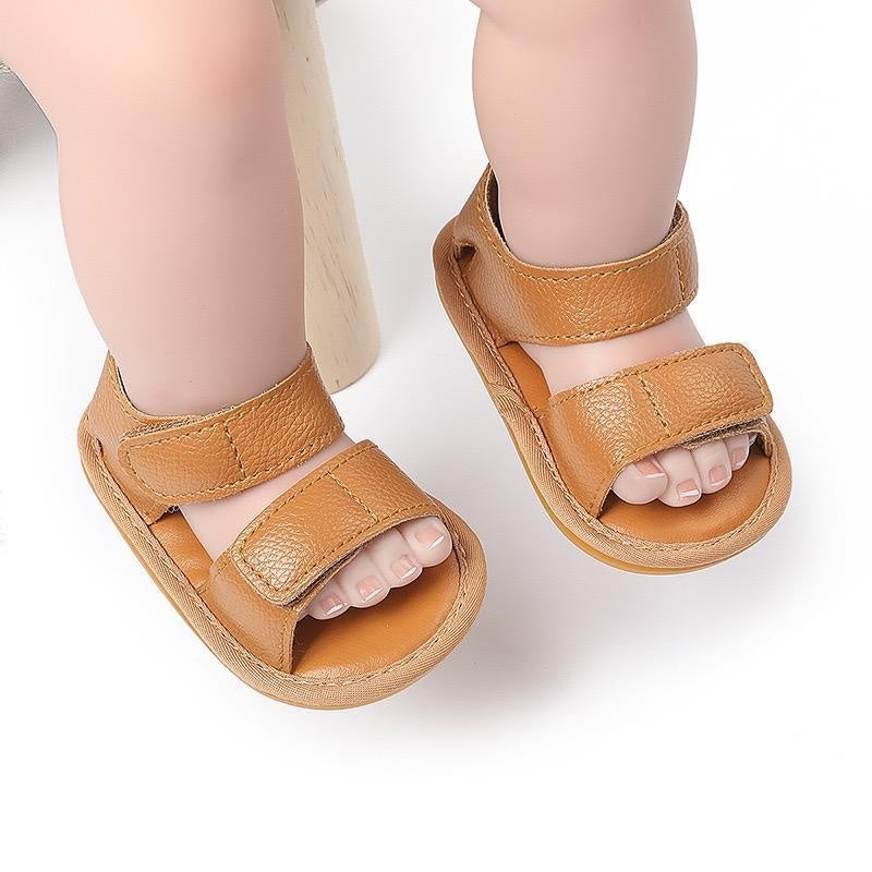 Xyler Basic Leather Baby First Walker Sandals