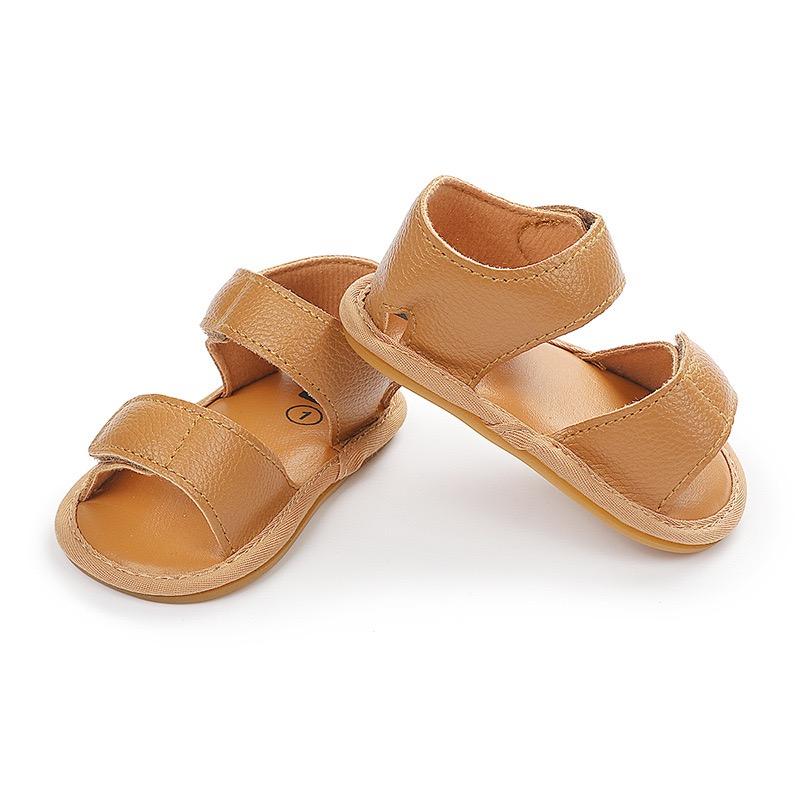 Xyler Basic Leather Baby First Walker Sandals