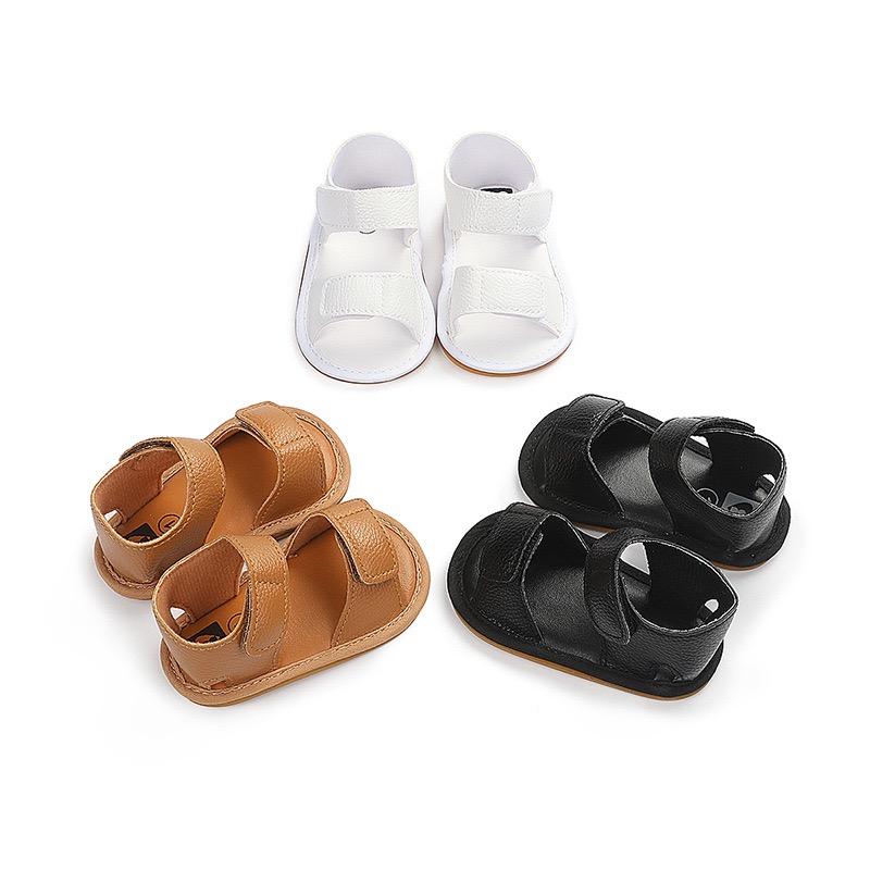 Xyler Basic Leather Baby First Walker Sandals