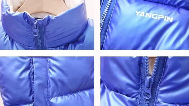 Yang High Collar Winter Puffer Vest - MomyMall