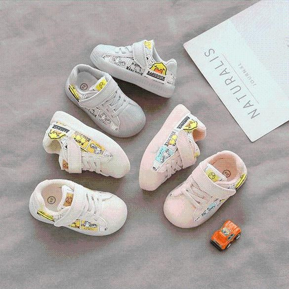 Yellow Duck Cartoon Sneaker Shoes