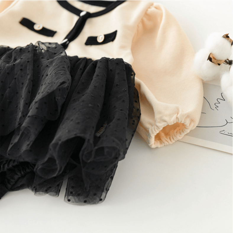 Yona Ruffle Tulle Skirt Romper - MomyMall