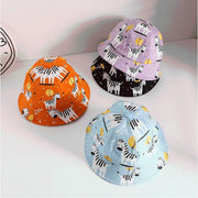 Cartoon Zebra Baby Bucket Hat - MomyMall