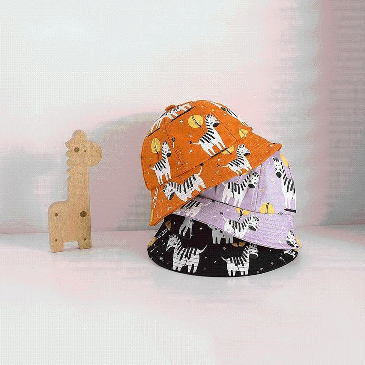 Cartoon Zebra Baby Bucket Hat - MomyMall