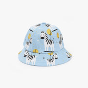 Cartoon Zebra Baby Bucket Hat - MomyMall Blue